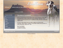 Tablet Screenshot of excellence.sk